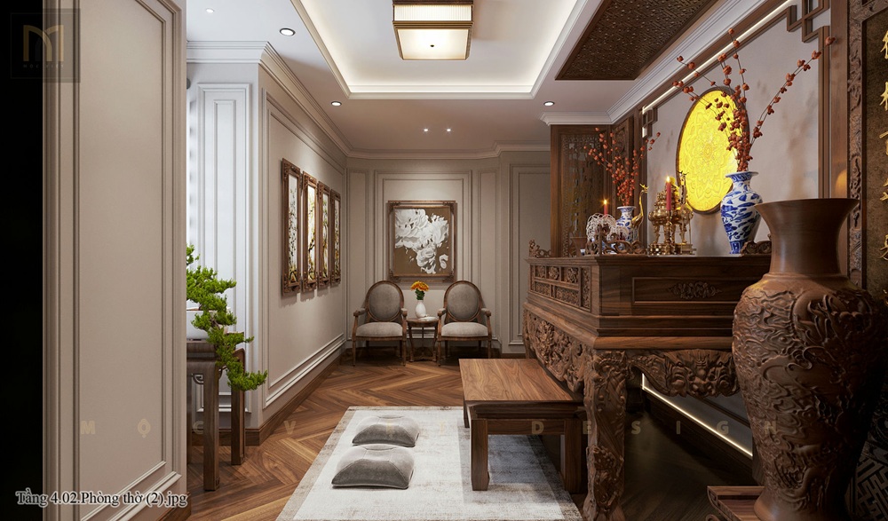 Giải pháp thiết kế nội thất biệt thự Hưng Yên đẹp, chuẩn phong cách hiện đại