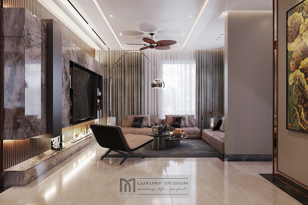Thiết kế nội thất nhà phố tại Hưng Yên ấn tượng tạo dấu ấn riêng cho gia chủ