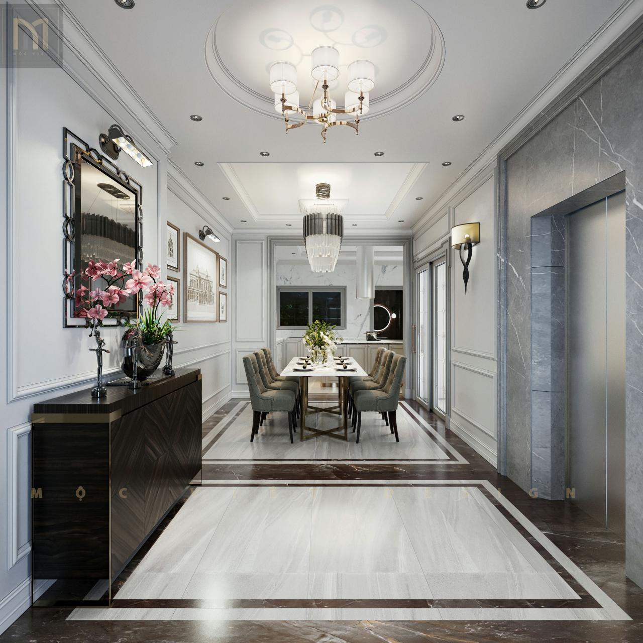 Thiết kế nội thất Biệt thự liền kề – Dịch vọng hậu- Hà Nội