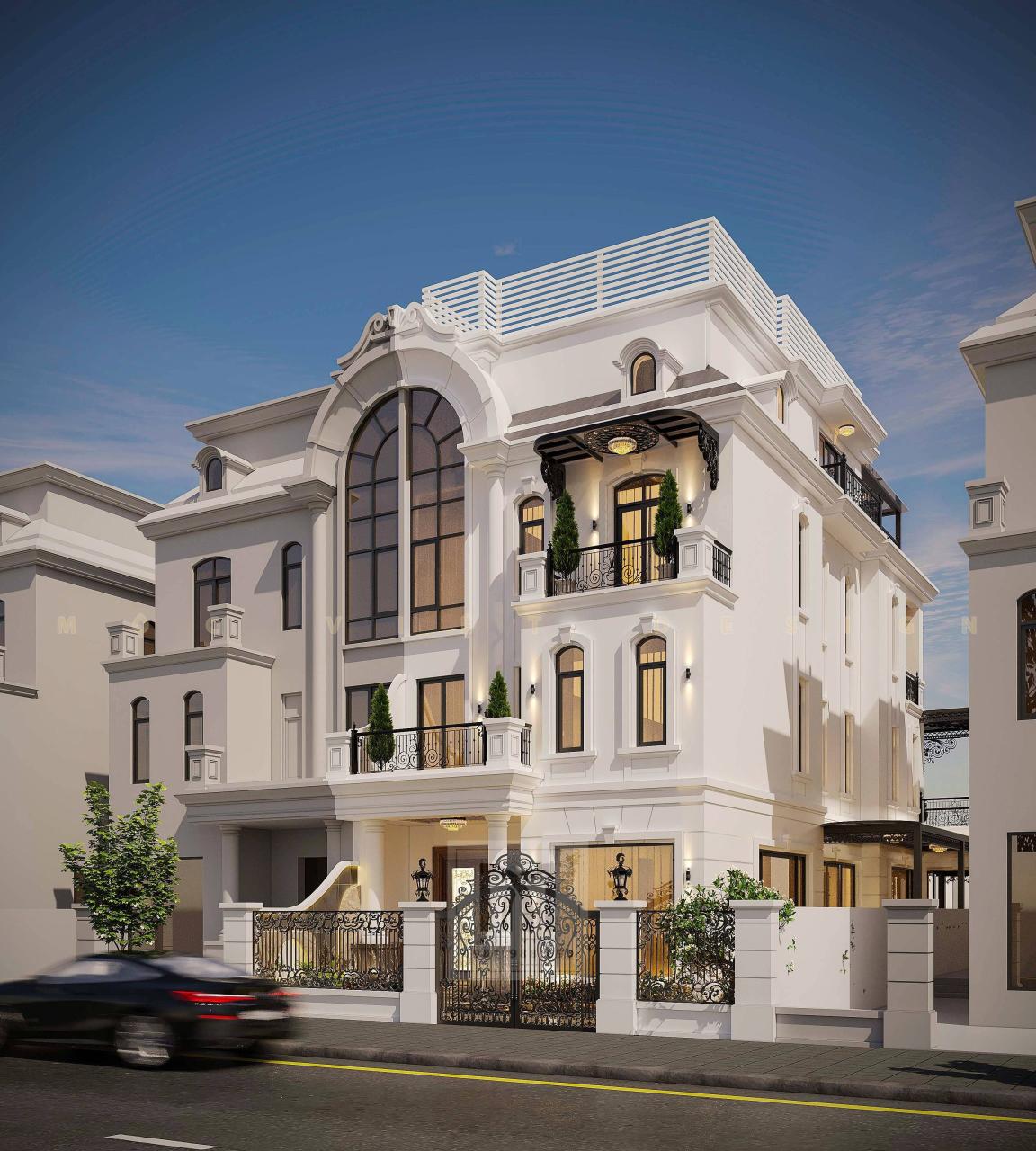 Thiết kế nội thất vila tiểu khu Monaco Khu đô thị Vinhomes Imperial Hải Phòng