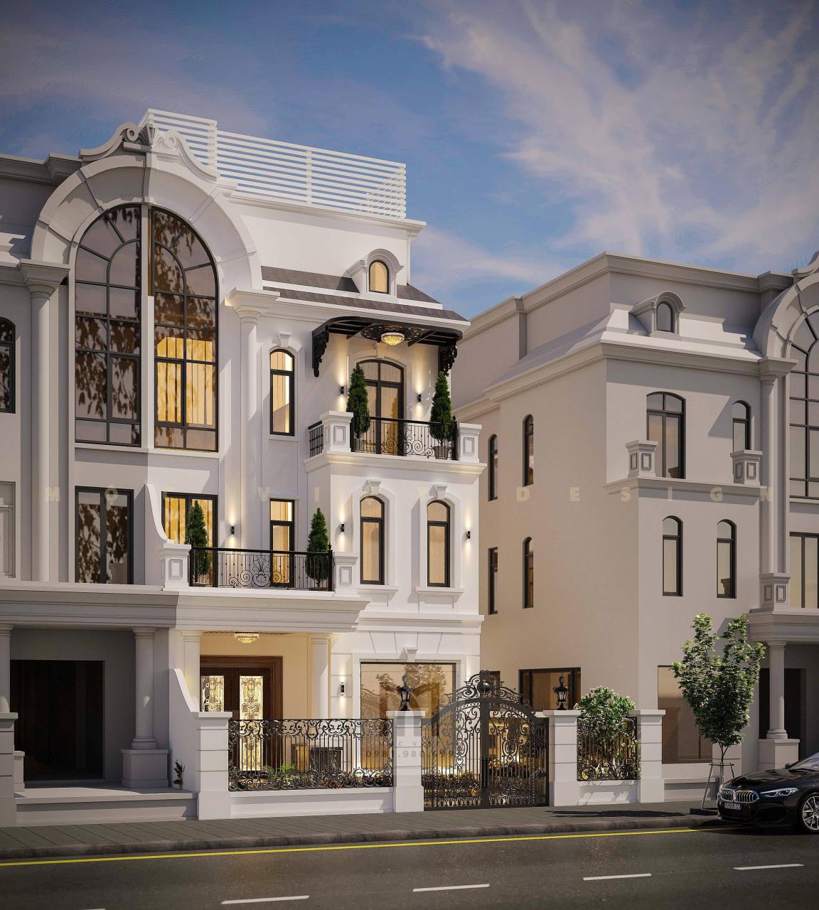 Thiết kế nội thất vila tiểu khu Monaco Khu đô thị Vinhomes Imperial Hải Phòng