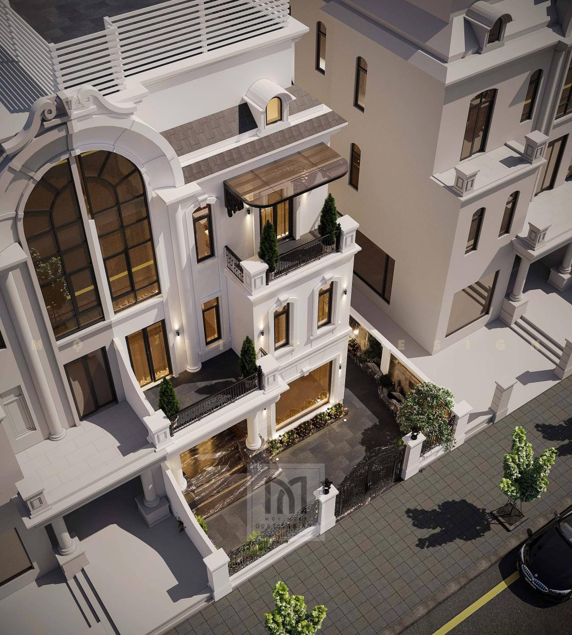 Thiết kế nội thất vila tiểu khu Monaco Khu đô thị Vinhomes Imperial Hải Phòng