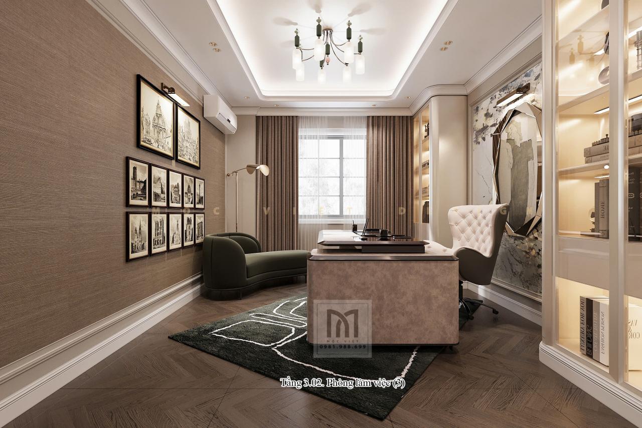 Mẫu phòng làm việc Vinhomes Ocean Park 3