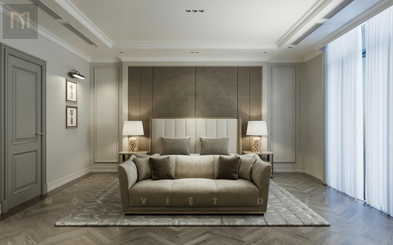 Tầng 4,5 : phòng ngủ con, phòng thay đồ, wc khép kín