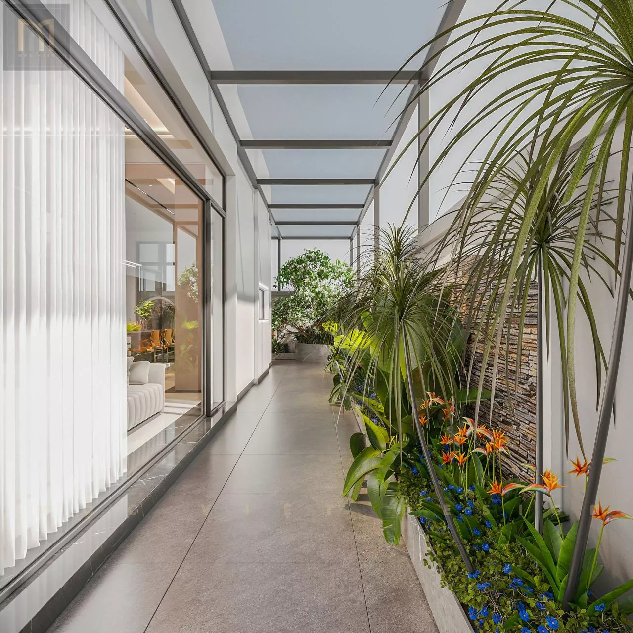 Thiết kế nội thất căn Phố Biển 0909 Khu đô thị Vinhomes Ocean Park3-Hưng Yên - MV.NT.BT 2401 20 Thiết kế nội thất căn Phố Biển Khu đô thị Vinhomes Ocean Park3-Hưng Yên