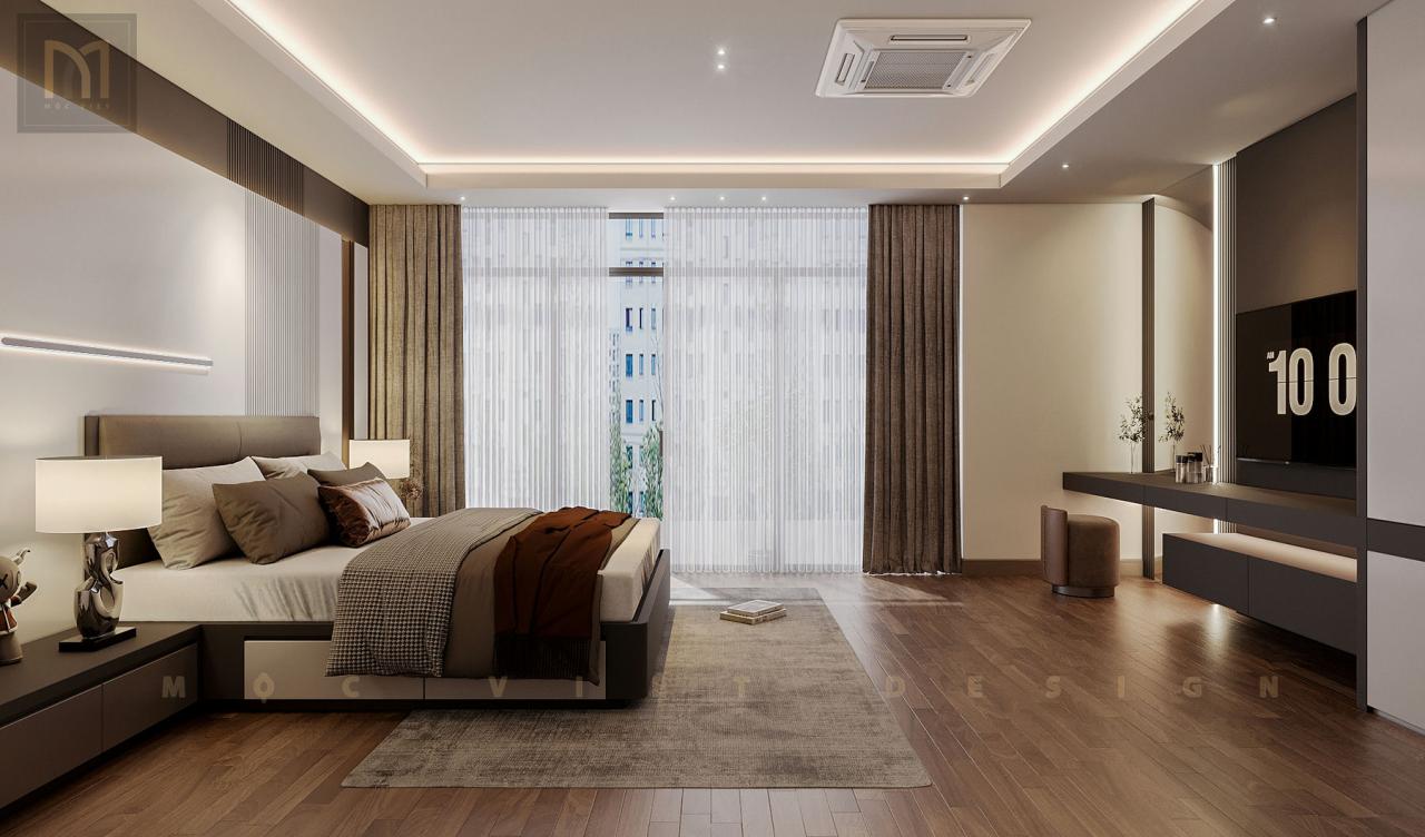 Thiết kế nội thất căn Phố Biển Khu đô thị Vinhomes Ocean Park3-Hưng Yên