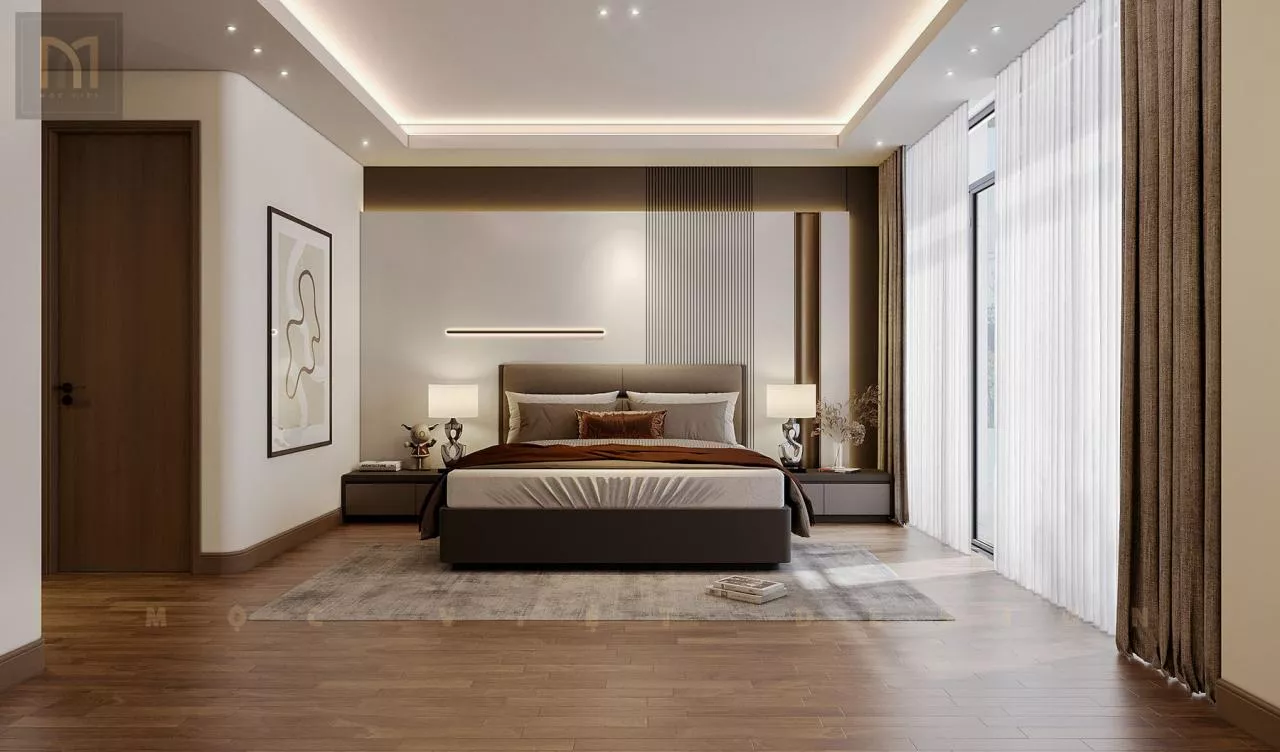 Thiết kế nội thất căn Phố Biển 0909 Khu đô thị Vinhomes Ocean Park3-Hưng Yên - MV.NT.BT 2401 14 Thiết kế nội thất căn Phố Biển Khu đô thị Vinhomes Ocean Park3-Hưng Yên