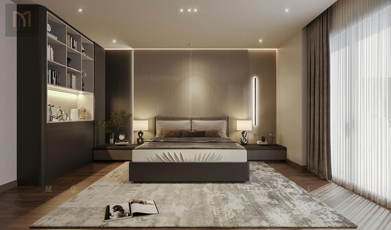 Thiết kế nội thất căn Phố Biển Khu đô thị Vinhomes Ocean Park3-Hưng Yên