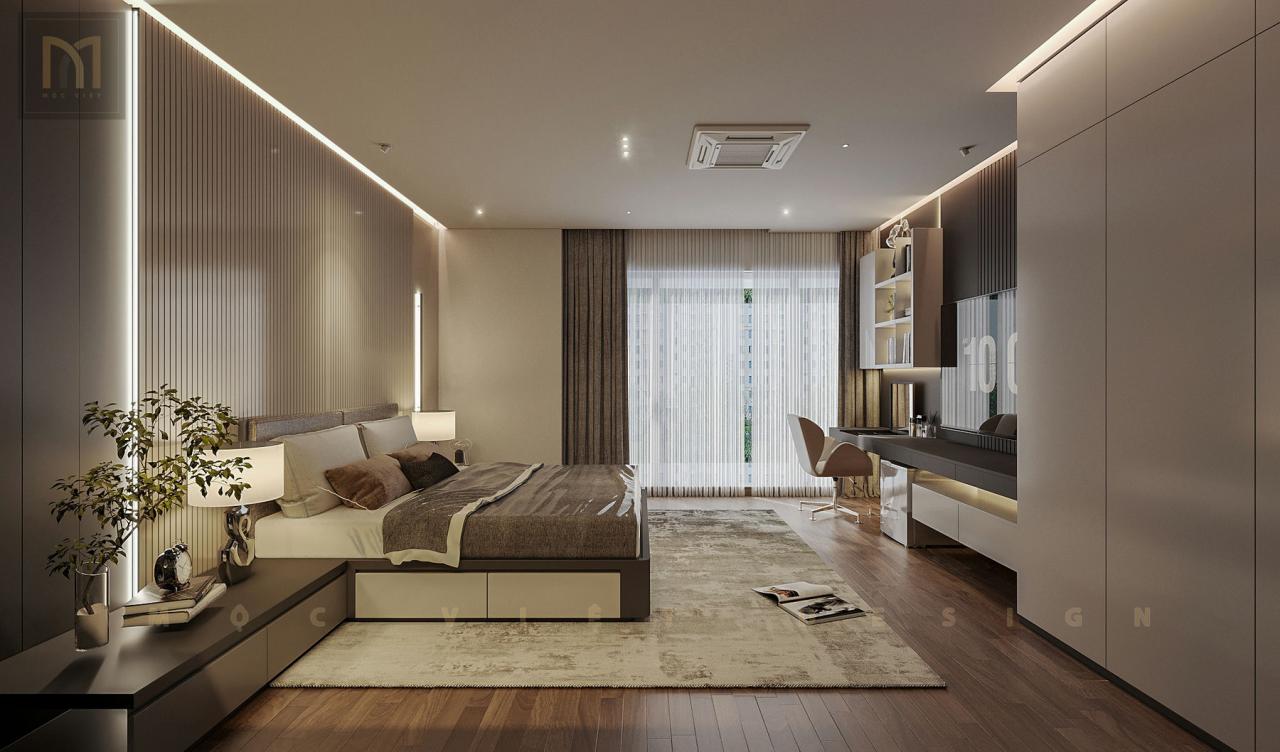 Thiết kế nội thất căn Phố Biển Khu đô thị Vinhomes Ocean Park3-Hưng Yên