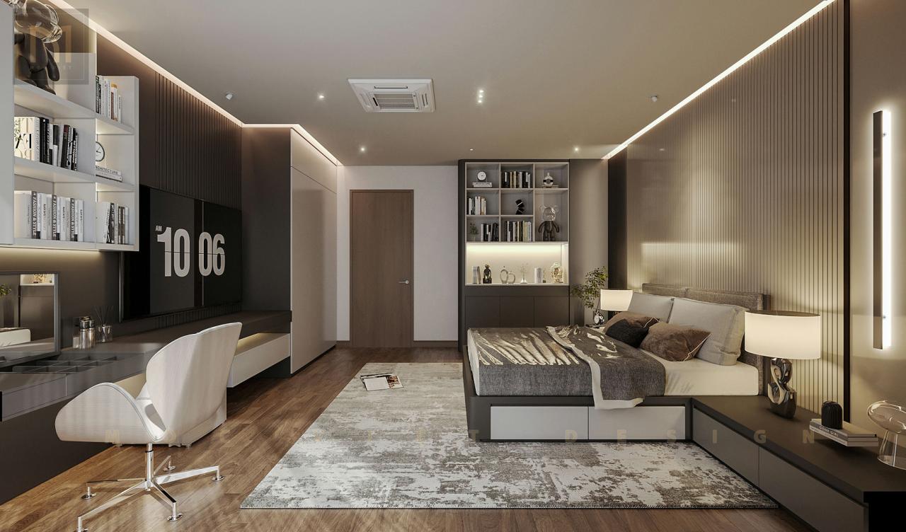 Thiết kế nội thất căn Phố Biển Khu đô thị Vinhomes Ocean Park3-Hưng Yên