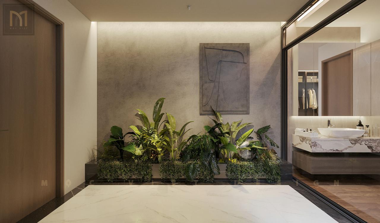 Thiết kế nội thất căn Phố Biển Khu đô thị Vinhomes Ocean Park3 -Hưng Yên – MV.NT.BT 2405