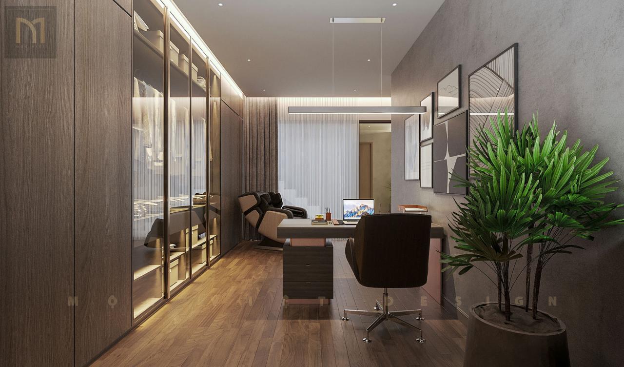 Thiết kế nội thất căn Phố Biển Khu đô thị Vinhomes Ocean Park3 -Hưng Yên – MV.NT.BT 2405