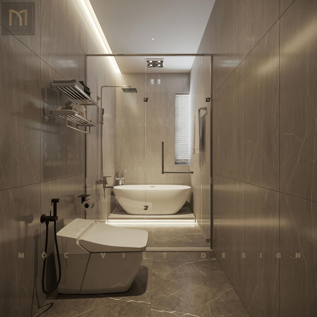 Thiết kế nội thất căn Phố Biển Khu đô thị Vinhomes Ocean Park3 -Hưng Yên – MV.NT.BT 2405