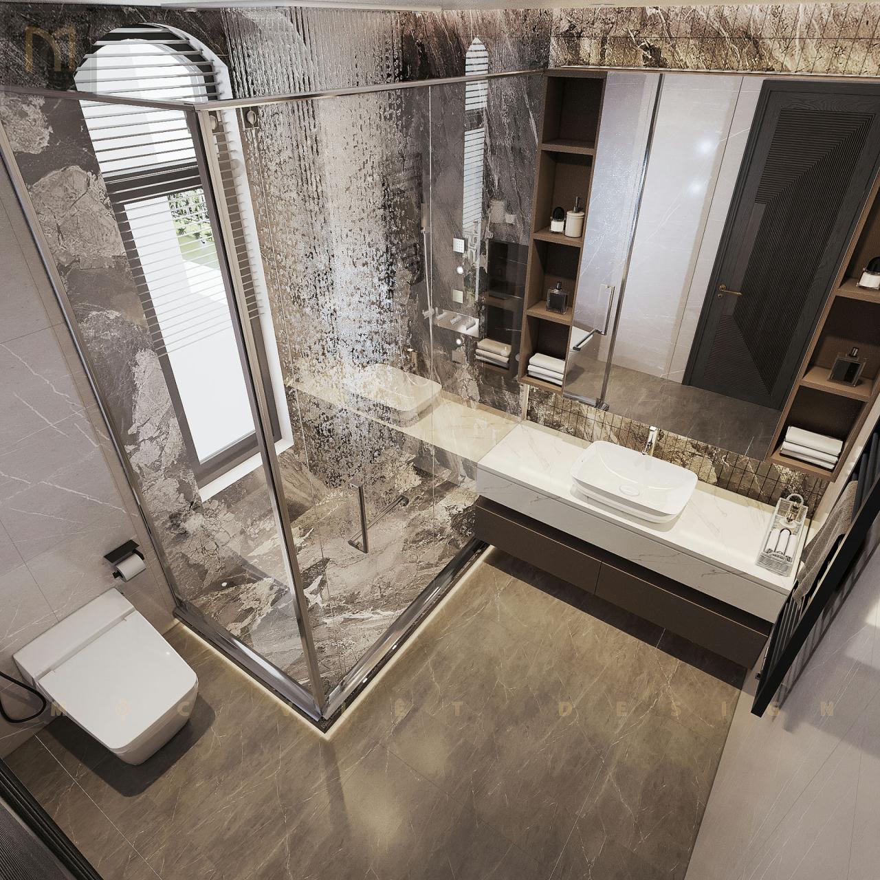 Thiết kế nội thất vila tiểu khu Monaco Khu đô thị Vinhomes Imperial Hải Phòng – MV.NT.BT 2402