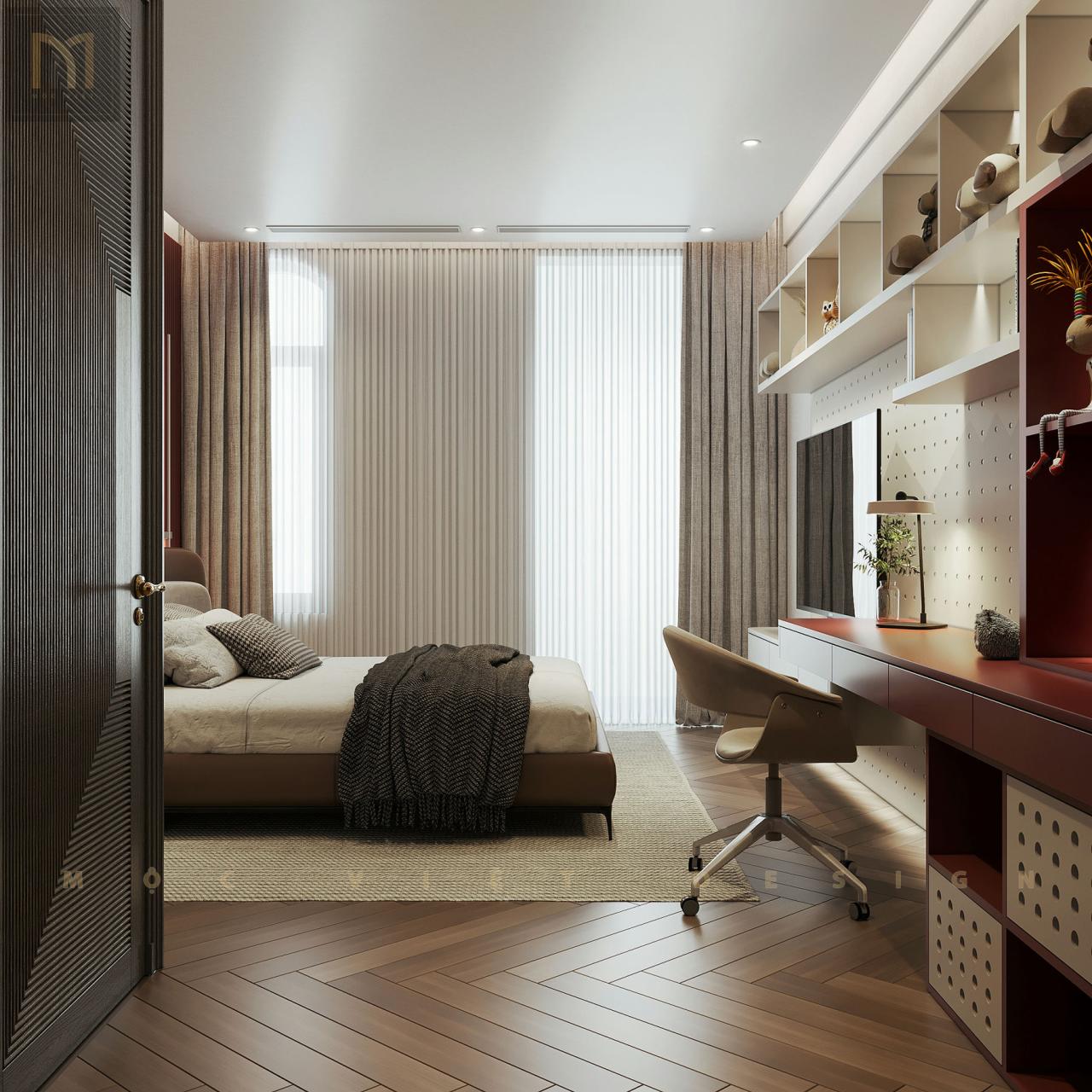 Thiết kế nội thất vila tiểu khu Monaco Khu đô thị Vinhomes Imperial Hải Phòng – MV.NT.BT 2402