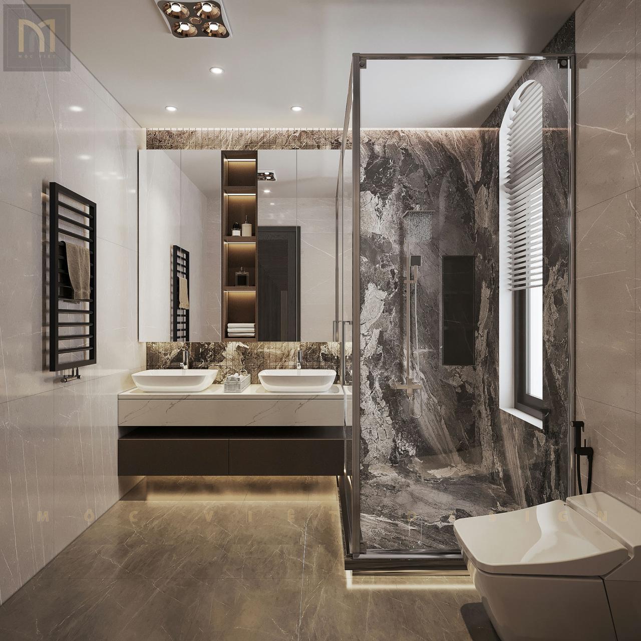 Thiết kế nội thất vila tiểu khu Monaco Khu đô thị Vinhomes Imperial Hải Phòng – MV.NT.BT 2402