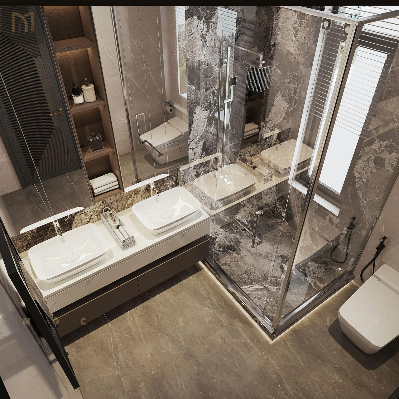 Thiết kế nội thất vila tiểu khu Monaco Khu đô thị Vinhomes Imperial Hải Phòng – MV.NT.BT 2402