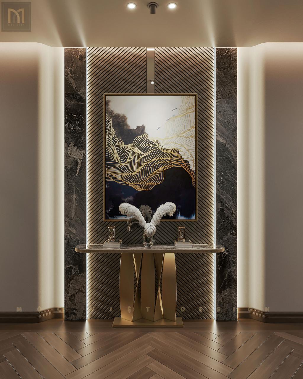 Thiết kế nội thất vila tiểu khu Monaco Khu đô thị Vinhomes Imperial Hải Phòng – MV.NT.BT 2402