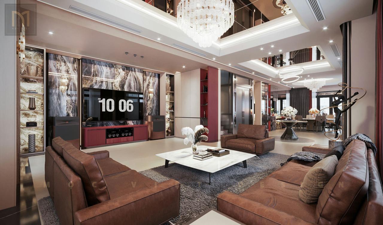 Thiết kế nội thất vila tiểu khu Monaco Khu đô thị Vinhomes Imperial Hải Phòng – MV.NT.BT 2402