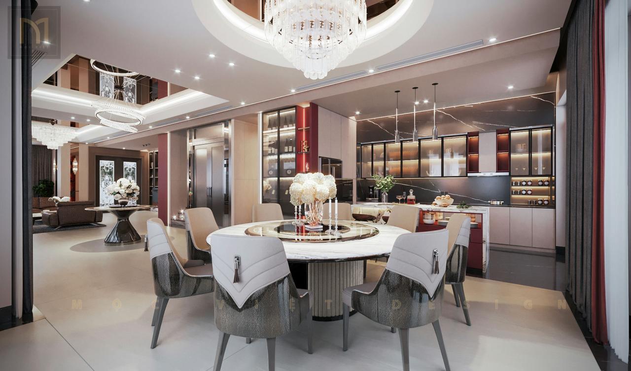 Thiết kế nội thất vila tiểu khu Monaco Khu đô thị Vinhomes Imperial Hải Phòng – MV.NT.BT 2402