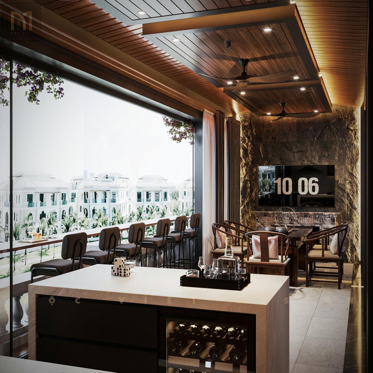 Thiết kế nội thất vila tiểu khu Monaco Khu đô thị Vinhomes Imperial Hải Phòng – MV.NT.BT 2402