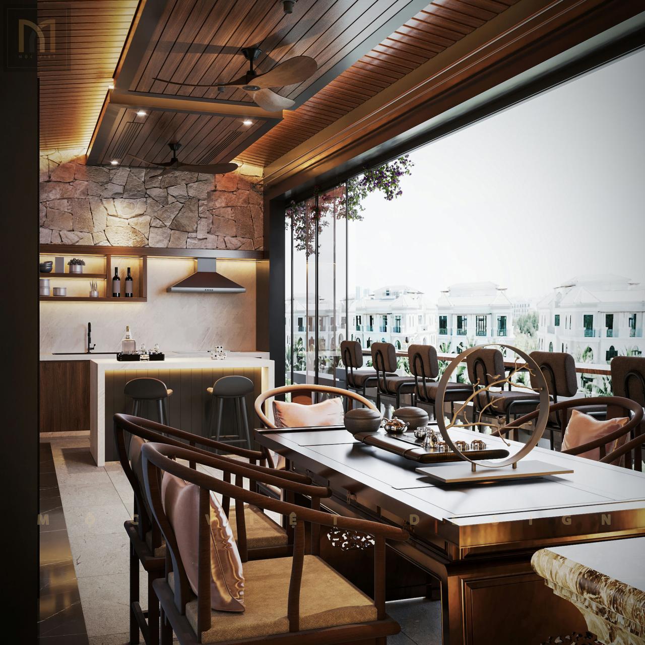 Thiết kế nội thất vila tiểu khu Monaco Khu đô thị Vinhomes Imperial Hải Phòng – MV.NT.BT 2402