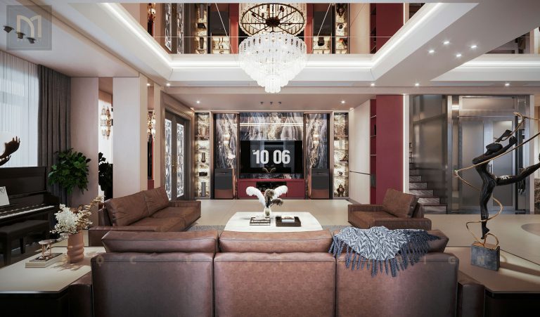 Thiết kế nội thất vila tiểu khu Monaco Khu đô thị Vinhomes Imperial Hải Phòng – MV.NT.BT 2402