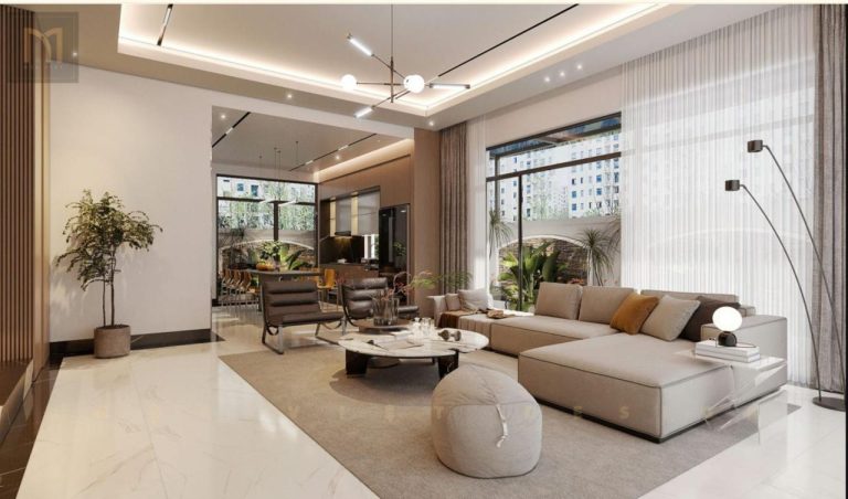 dịch vụ thiết kế nội thất phòng khách giá rẻ