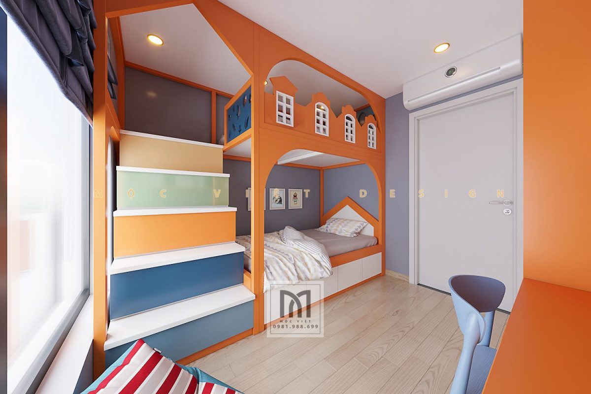 mẫu nội thất phòng ngủ trẻ em đẹp