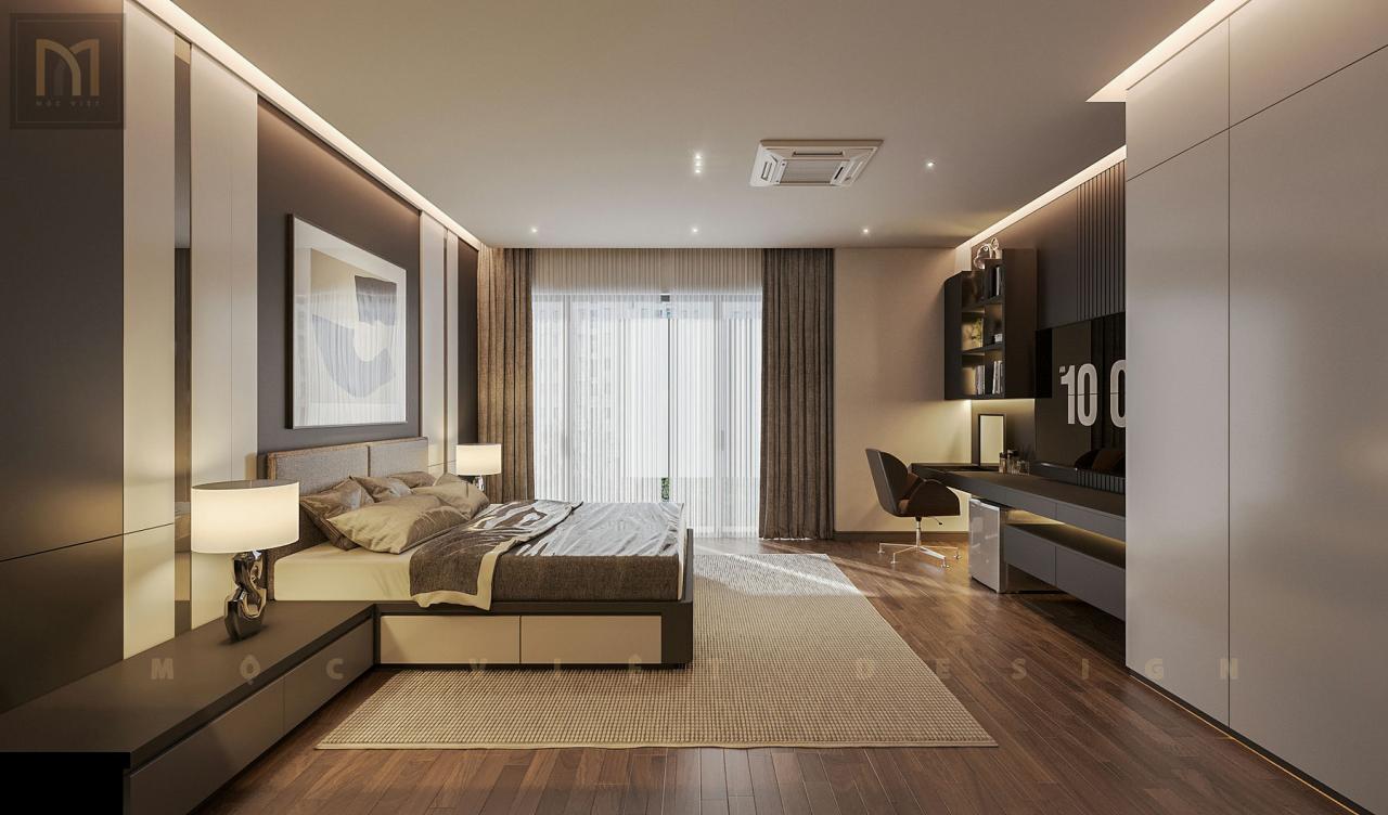 Mẫu phòng ngủ đẹp biệt thự Vinhomes Ocean Park 3
