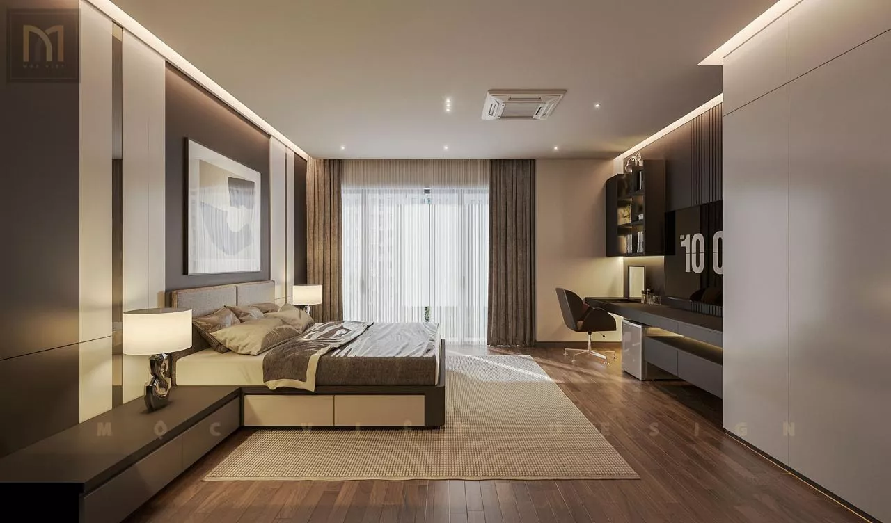 Mẫu phòng ngủ đẹp biệt thự Vinhomes Ocean Park 3 3 Mẫu phòng ngủ đẹp biệt thự Vinhomes Ocean Park 3