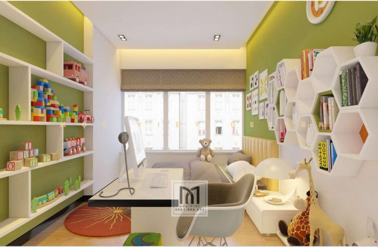 mẫu phòng ngủ đẹp cho bé trai