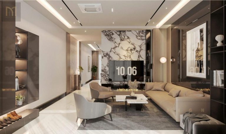 thi công nội thất phòng khách trọn gói