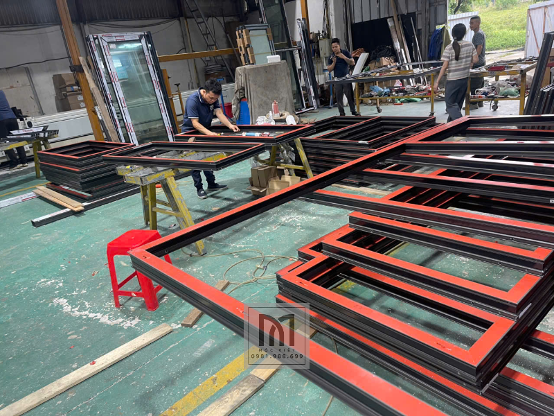 Xưởng sản xuất cửa nhôm uy tín tại Hà Nội giá tốt, chất lượng cao 3 xưởng sản xuất cửa nhôm
