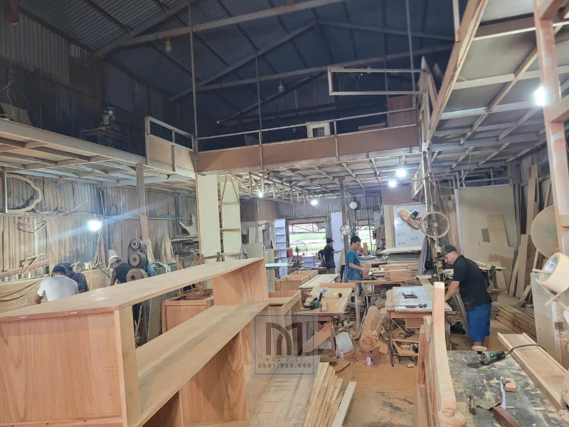 Xưởng sản xuất gỗ uy tín tại Hà Nội, thi công theo yêu cầu 4 xưởng sản xuất gỗ