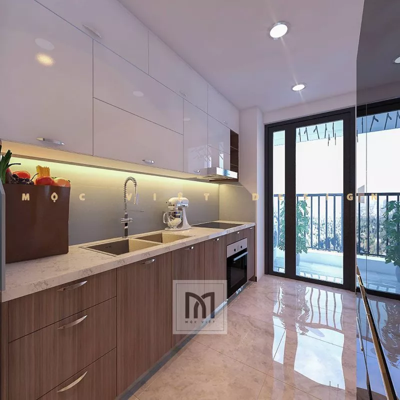 Thiết kế nội thất chung cư phong cách hiện đại- MV.NT.cc 2120