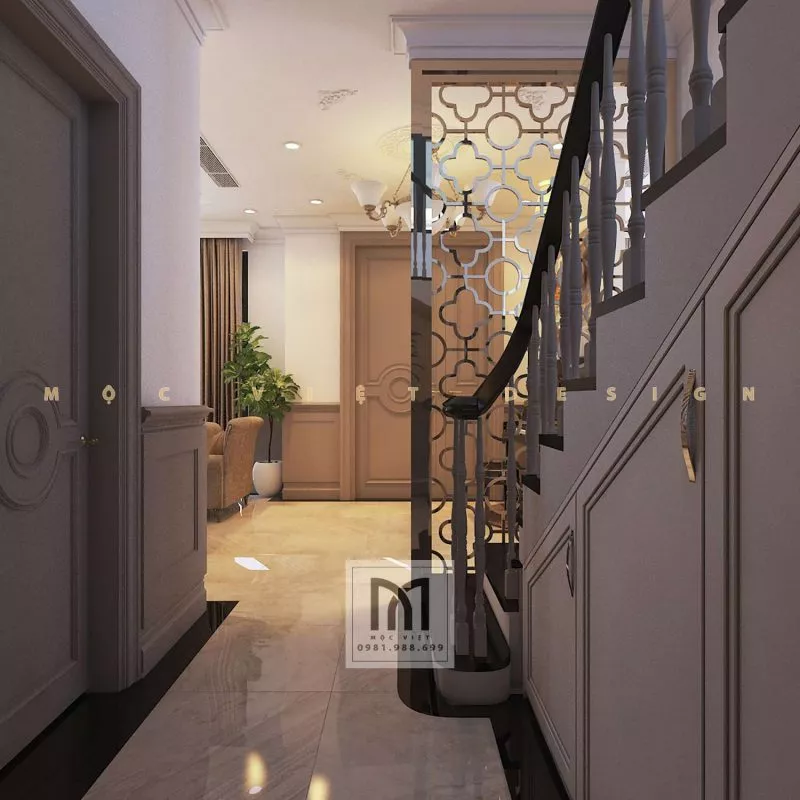 Mẫu thiết kế nội thất phong cách tân cổ điển châu âu tại khu đô thị Starlake Tây Hồ Tây – MV.NT.BT 2104