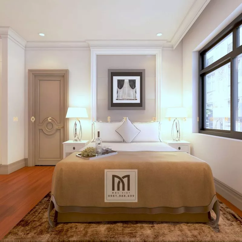 Mẫu thiết kế nội thất phong cách tân cổ điển châu âu tại khu đô thị Starlake Tây Hồ Tây – MV.NT.BT 2104