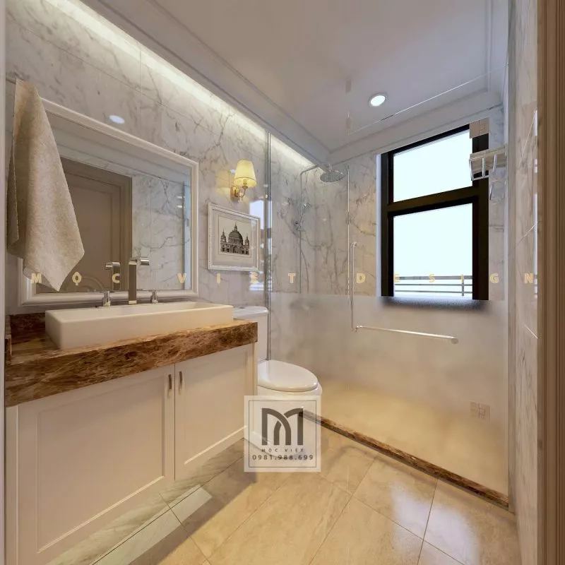 Mẫu thiết kế nội thất phong cách tân cổ điển châu âu tại khu đô thị Starlake Tây Hồ Tây – MV.NT.BT 2104