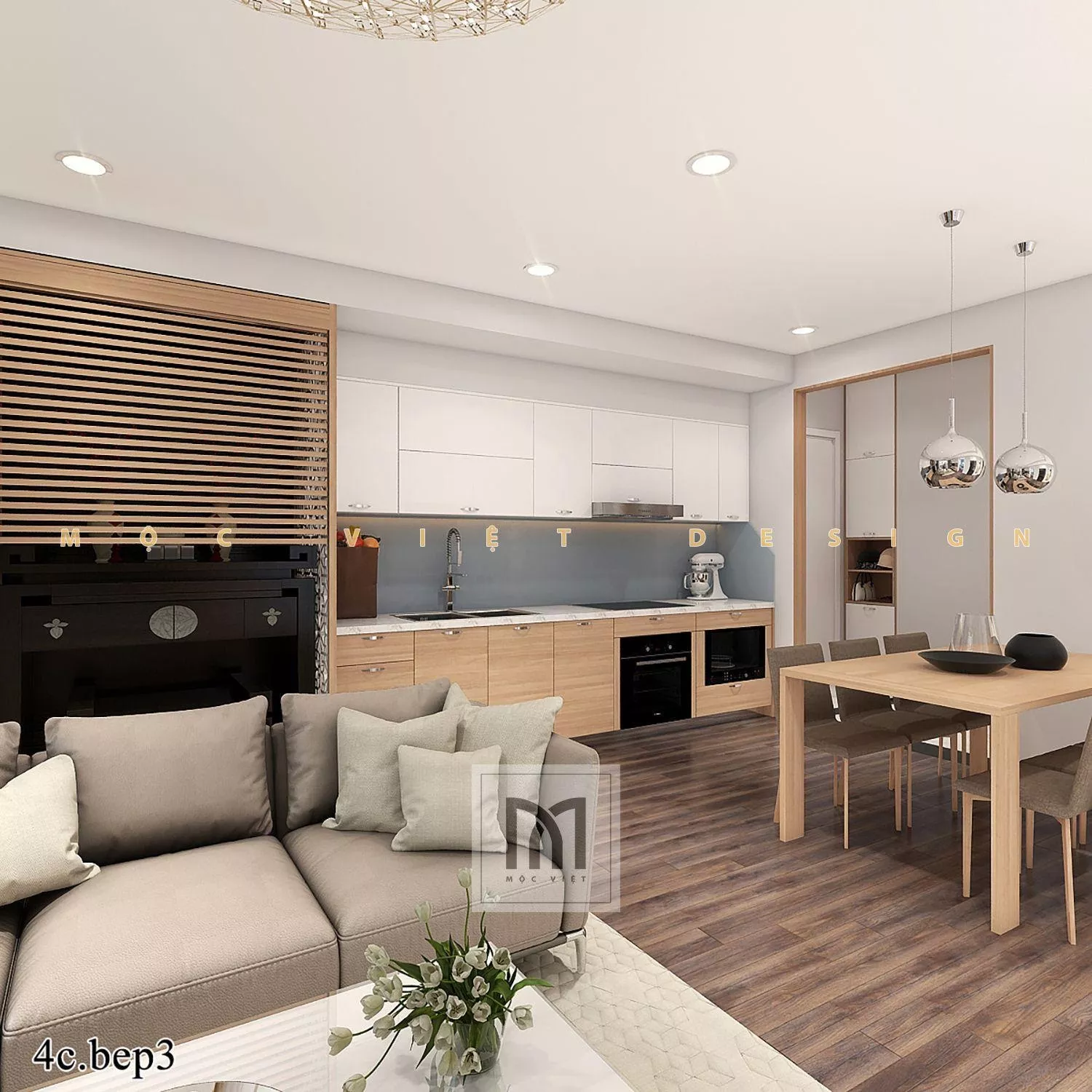 Mẫu phòng bếp đẹp lôi cuốn hiện nay 4 phong-bep-dep