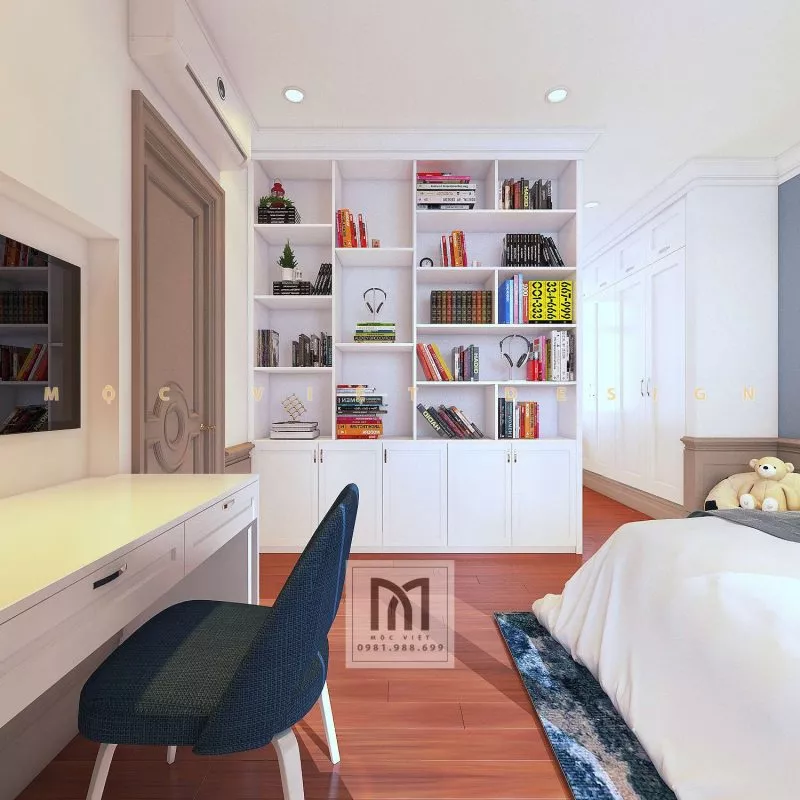 Mẫu thiết kế nội thất phong cách tân cổ điển châu âu tại khu đô thị Starlake Tây Hồ Tây – MV.NT.BT 2104