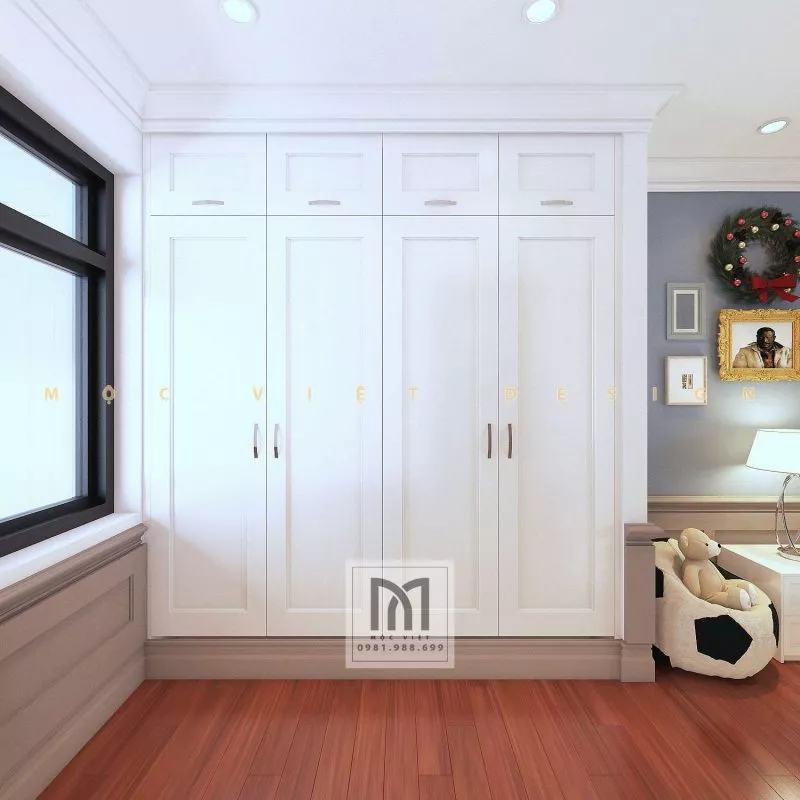 Mẫu thiết kế nội thất phong cách tân cổ điển châu âu tại khu đô thị Starlake Tây Hồ Tây – MV.NT.BT 2104