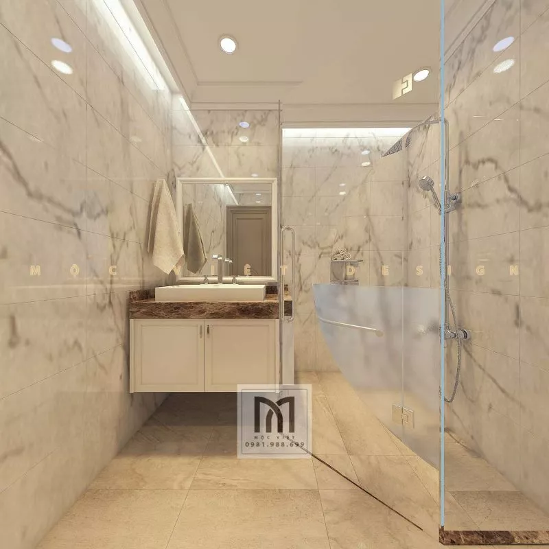 Mẫu thiết kế nội thất phong cách tân cổ điển châu âu tại khu đô thị Starlake Tây Hồ Tây – MV.NT.BT 2104