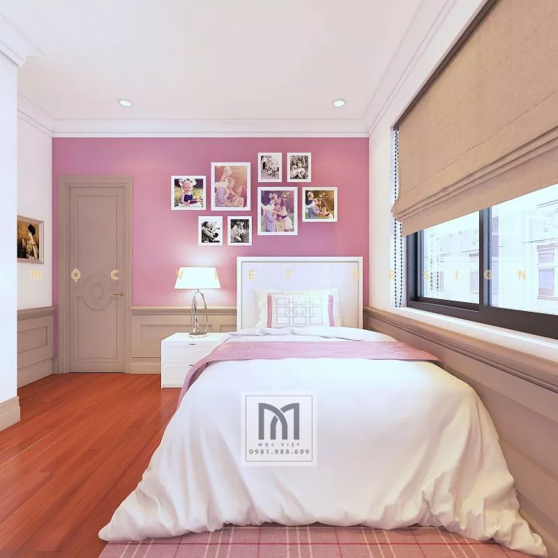 Mẫu thiết kế nội thất phong cách tân cổ điển châu âu tại khu đô thị Starlake Tây Hồ Tây – MV.NT.BT 2104