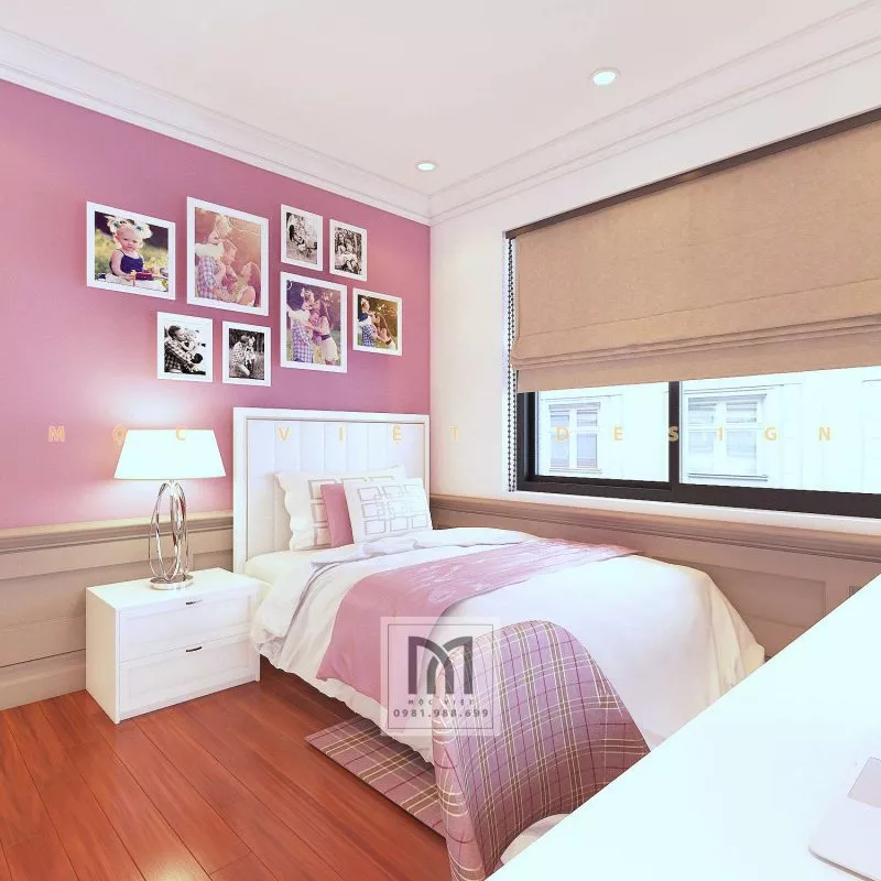 Mẫu thiết kế nội thất phong cách tân cổ điển châu âu tại khu đô thị Starlake Tây Hồ Tây – MV.NT.BT 2104