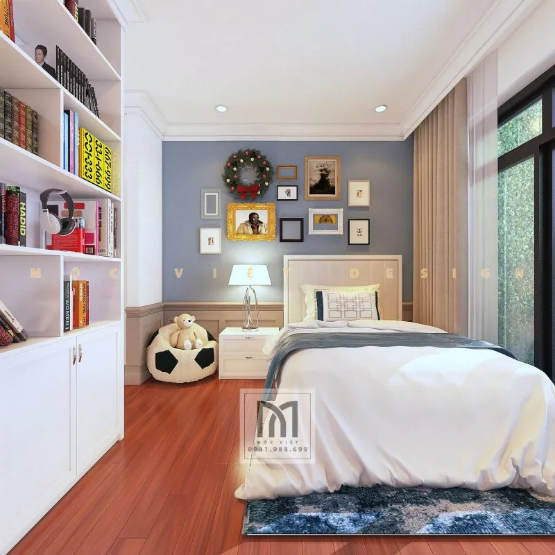 Mẫu thiết kế nội thất phong cách tân cổ điển châu âu tại khu đô thị Starlake Tây Hồ Tây – MV.NT.BT 2104