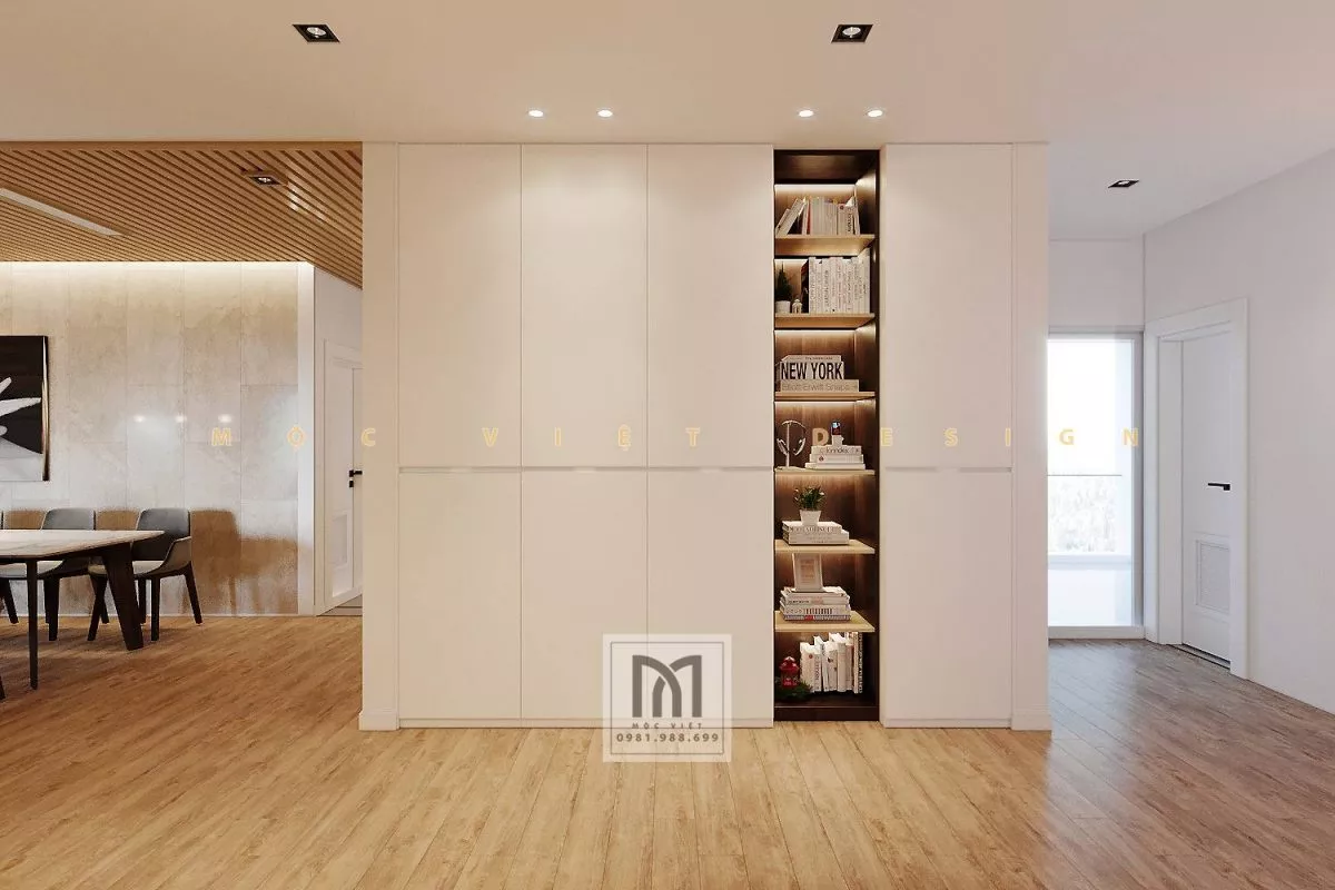 Thiết kế nội thất chung cư Mandarin phong cách hiện đại  – MV.NT.CC 2201