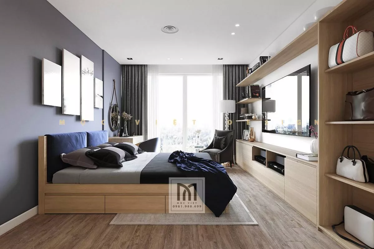 Thiết kế nội thất chung cư Mandarin phong cách hiện đại  – MV.NT.CC 2201