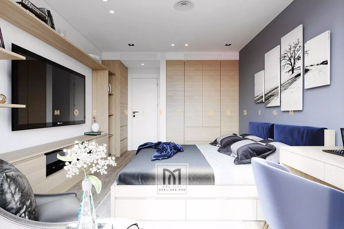 Thiết kế nội thất chung cư Mandarin phong cách hiện đại  – MV.NT.CC 2201