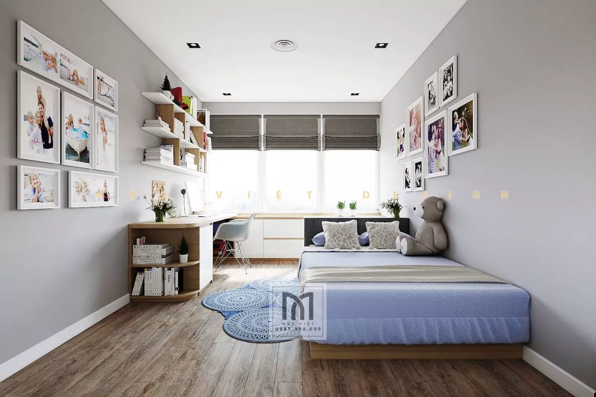 Thiết kế nội thất chung cư Mandarin phong cách hiện đại  – MV.NT.CC 2201